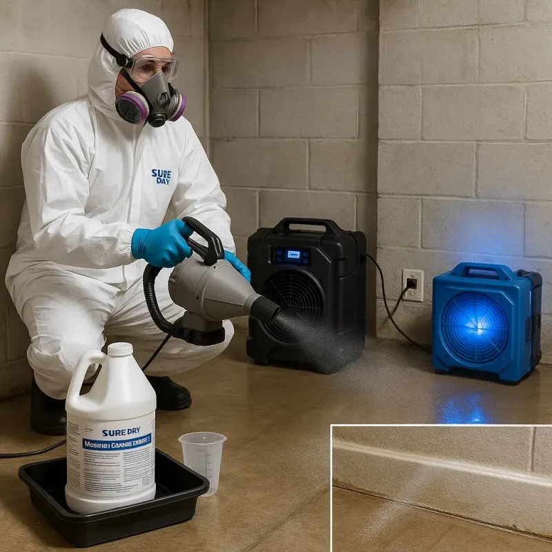 Sanitization and Odor Removal process in Akron, IN